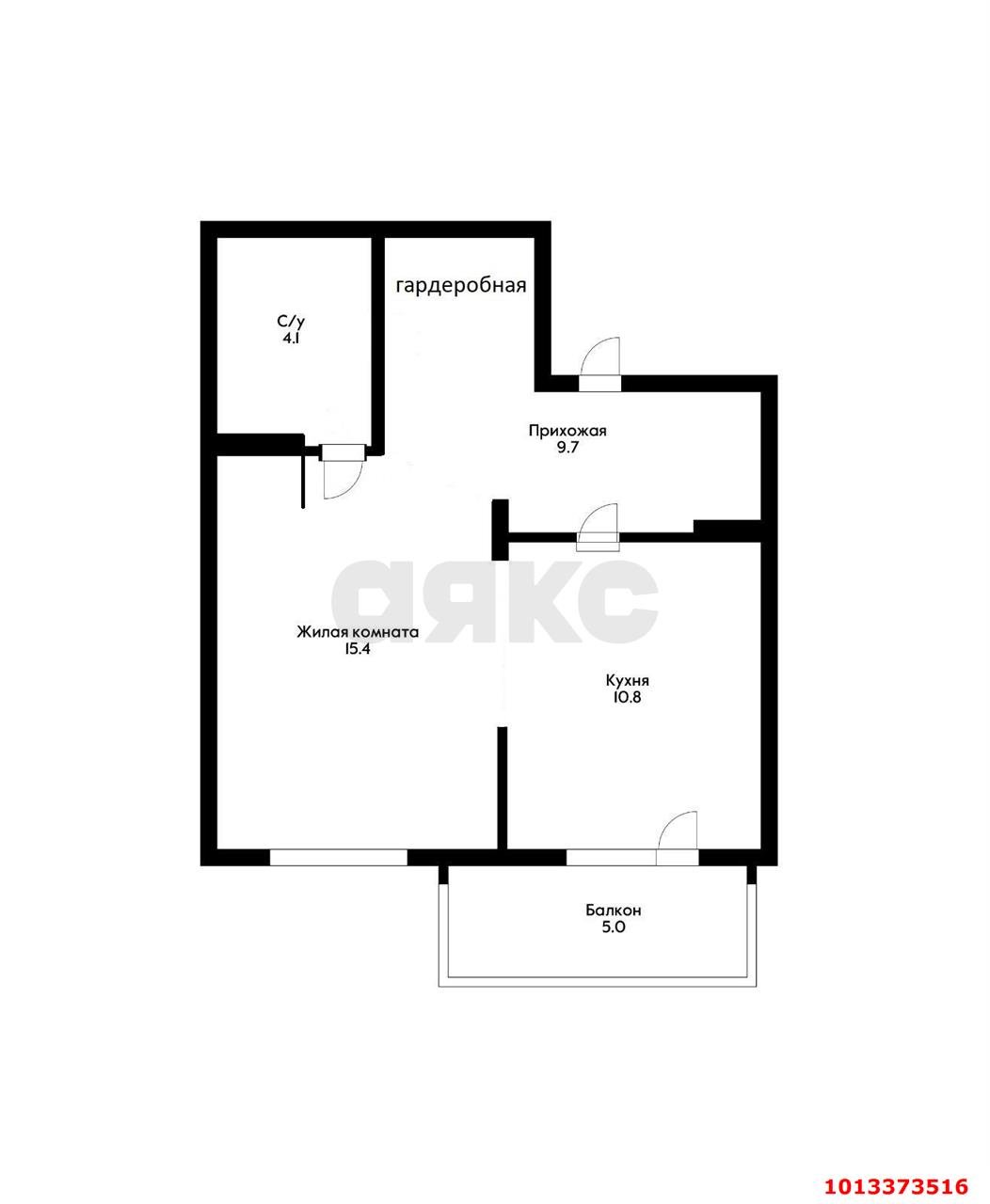Фото №3: 1-комнатная квартира 45 м² - Краснодар, Восточно-Кругликовский, ул. им. Героя Яцкова И.В., 10