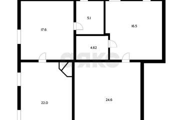 Фото №2: 4-комнатная квартира 94 м² - Краснодар, мкр. Центральный, ул. Гоголя, 33