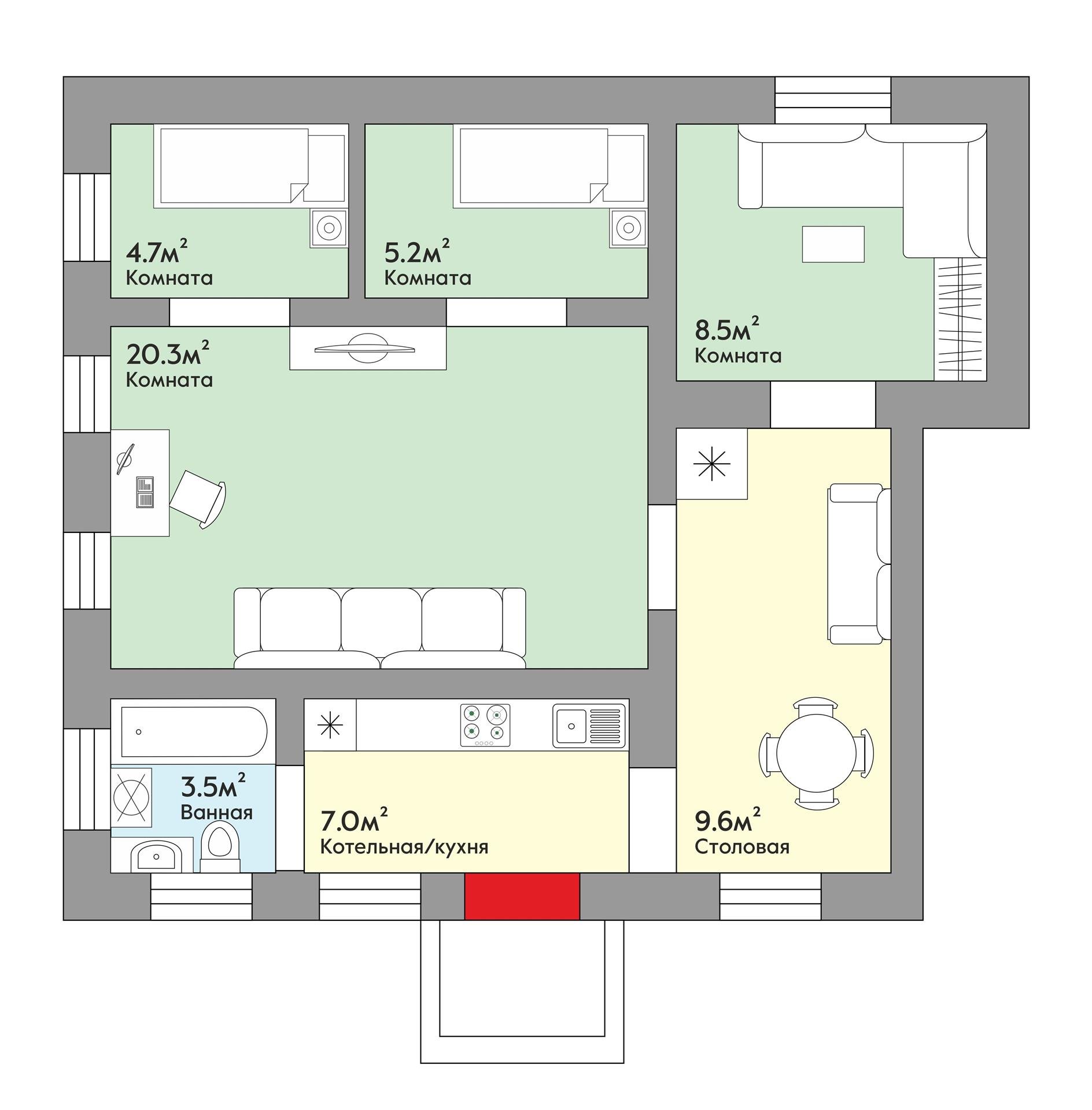 Фото №18: Дом 58 м² + 3 сот. - Краснодар, Центральный внутригородской округ, мкр. Покровка, ул. Кузнечная, 178