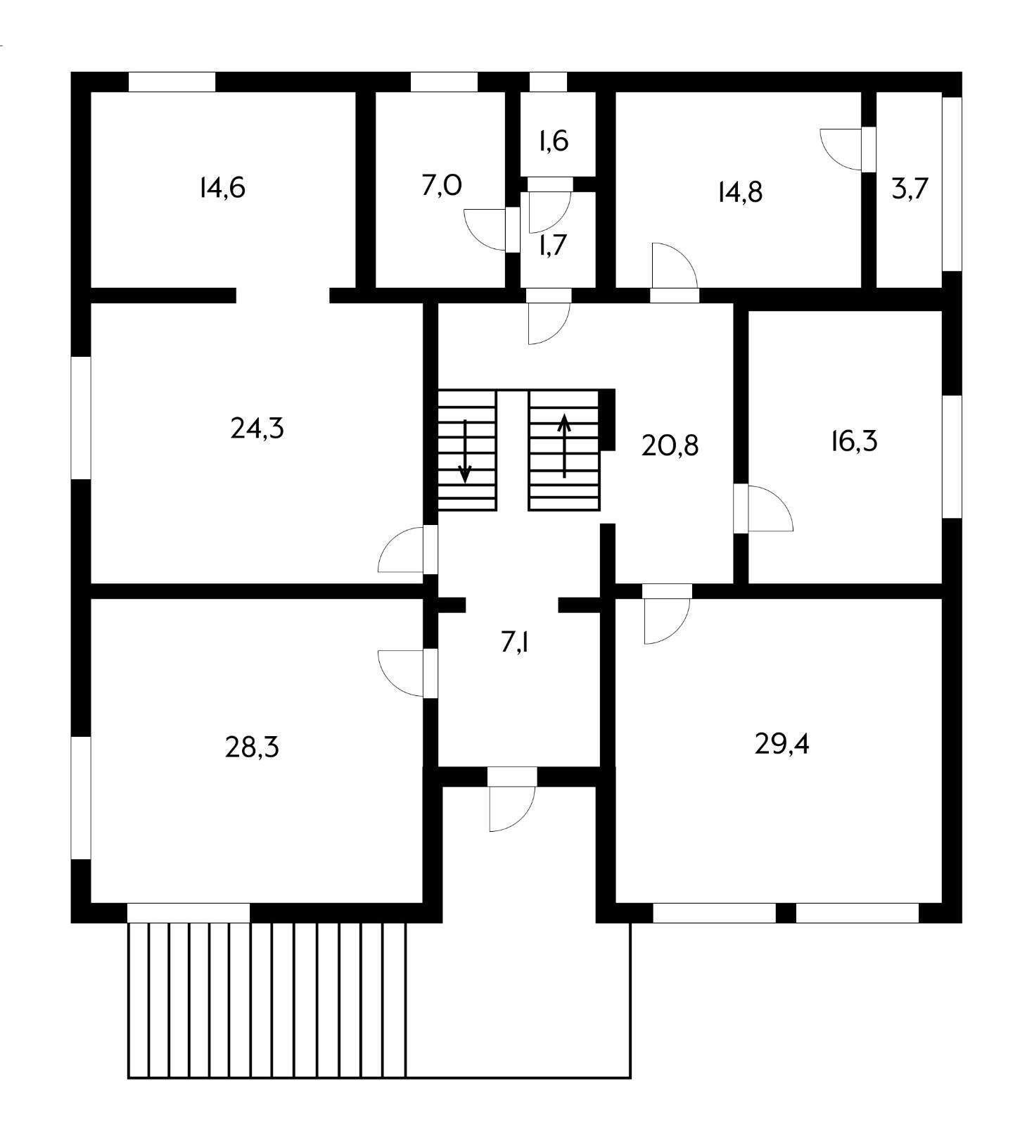 Фото №29: Дом 405 м² + 12.68 сот. - Яблоновский, пер. Олимпийский, 5