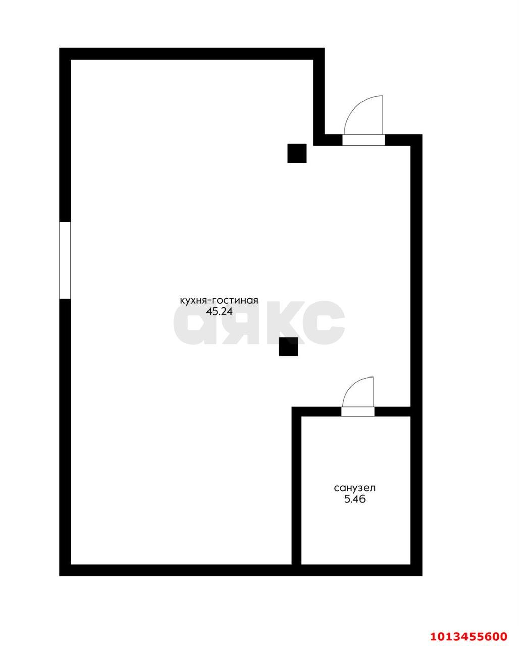Фото №8: 2-комнатная квартира 50 м² - Краснодар, Сады Калинина, ул. Народная, 32А