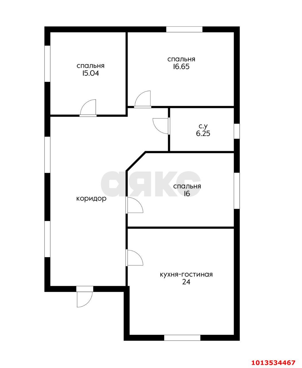 Фото №10: Дом 130 м² + 5.39 сот. - Яблоновский, ул. Новая, 82