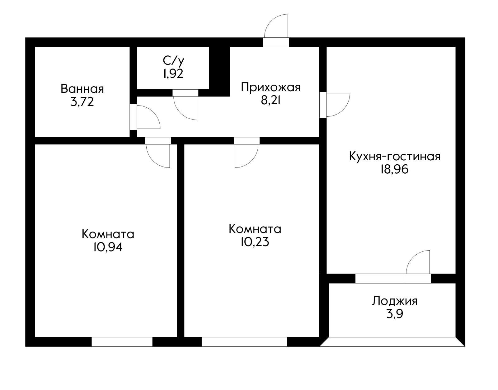 Фото №17: 2-комнатная квартира 56 м² - Краснодар, Центральный внутригородской округ, ЖК Все Свои Вип, Табачная Фабрика, мкр. жилой комплекс Все Свои, ул. Колхозная, 5/1