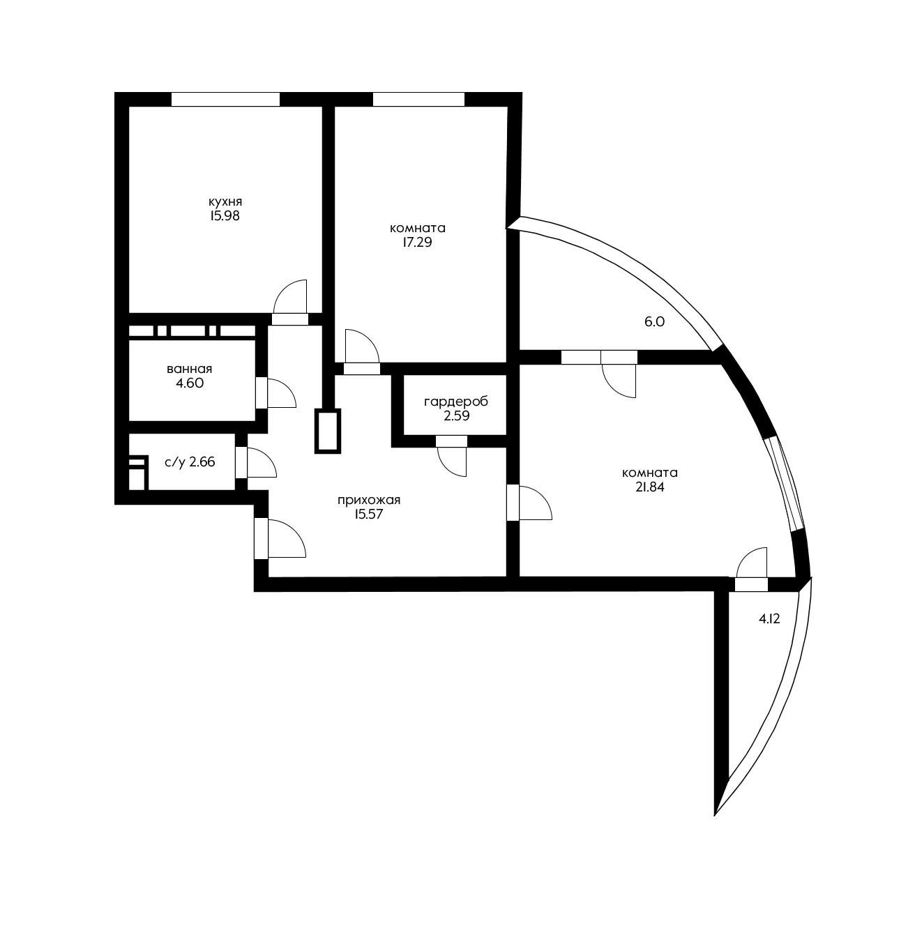 Фото №11: 2-комнатная квартира 90 м² - Краснодар, Западный внутригородской округ, мкр. Кожзавод, ул. Кожевенная, 24