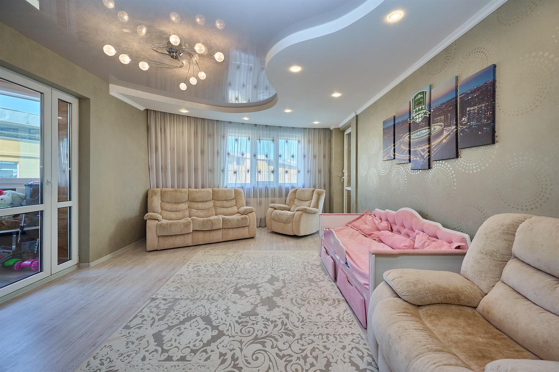 Фото №3: 2-комнатная квартира 90 м² - Краснодар, Западный внутригородской округ, мкр. Кожзавод, ул. Кожевенная, 24