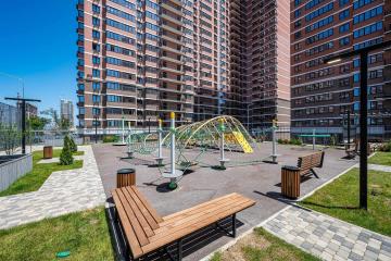 Фото №1: 1-комнатная квартира 37 м² - Краснодар, мкр. жилой комплекс Самолёт-6, ул. Ивана Беличенко, 88