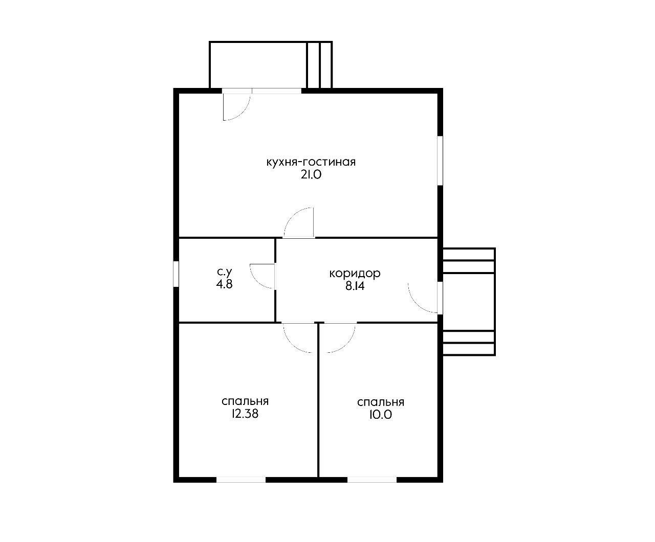 Фото №14: Дом 58 м² + 3 сот. - Южный, п. коттеджный  Южная столица, пр-д Кореновский, 5