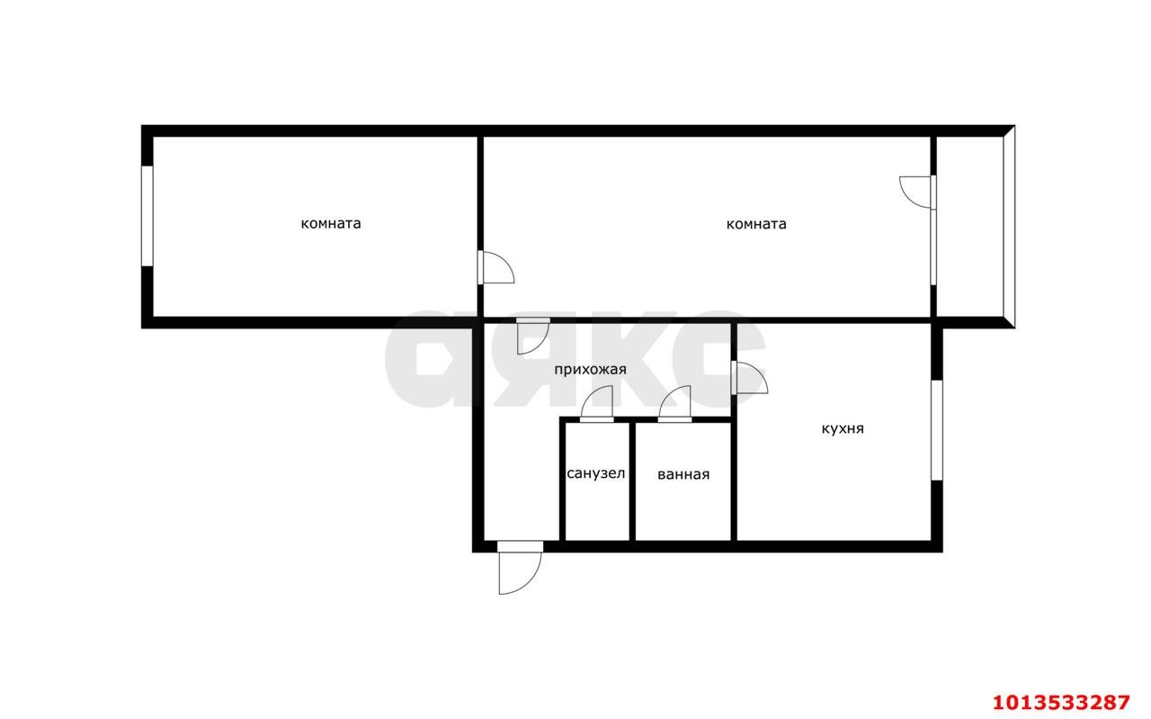 Фото №19: 2-комнатная квартира 46 м² - Краснодар, Славянский, ул. Азовская, 18