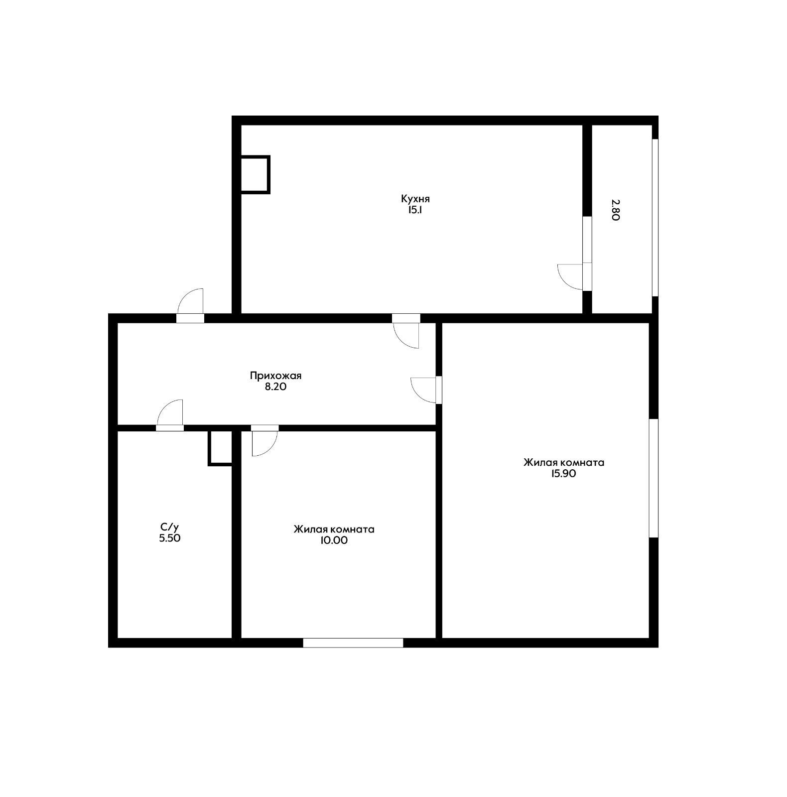 Фото №10: 2-комнатная квартира 57 м² - Краснодар, Прикубанский внутригородской округ, мкр. жилой комплекс Самолёт, ул. Западный Обход, 39/2к5