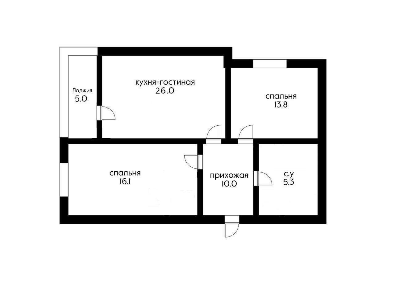 Фото №15: 2-комнатная квартира 76 м² - Краснодар, Прикубанский внутригородской округ, мкр. Достояние, ул. Конгрессная, 27/2