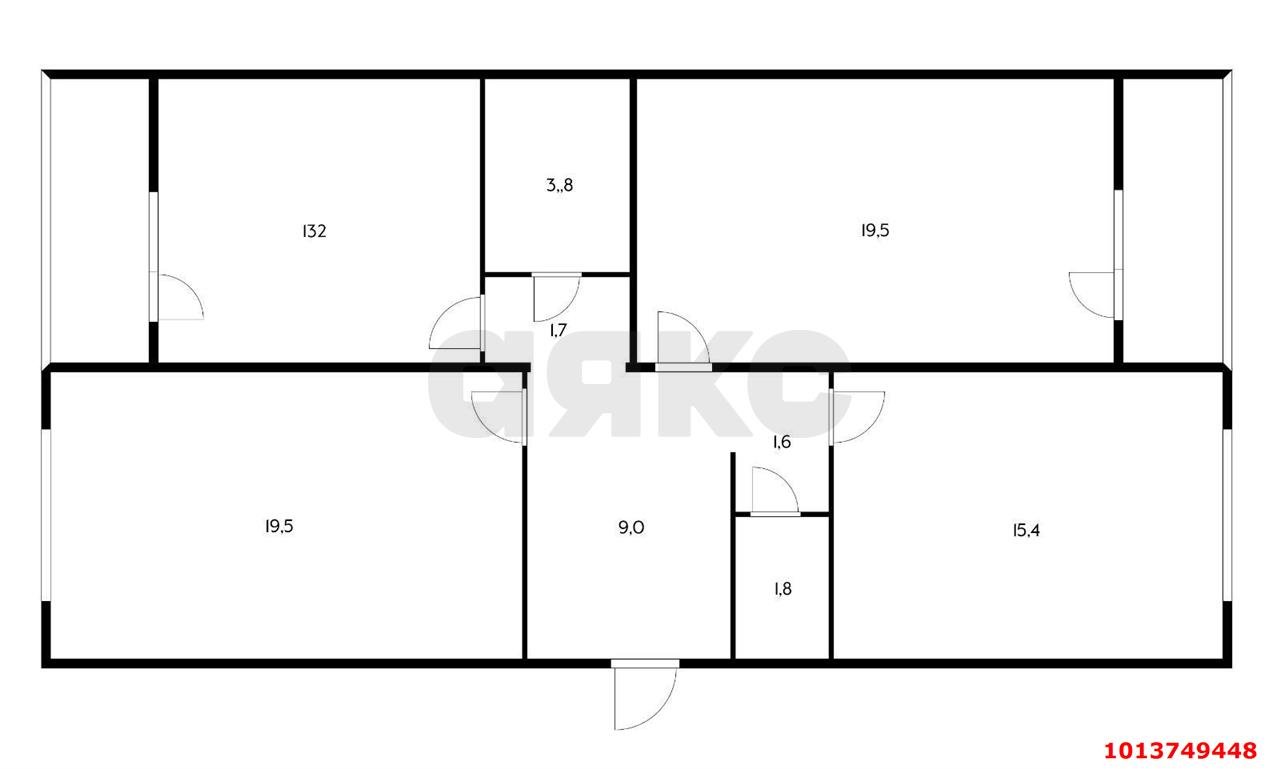 Фото №19: 3-комнатная квартира 85 м² - Краснодар, Микрохирургии глаза, ул. Академика Лукьяненко, 36