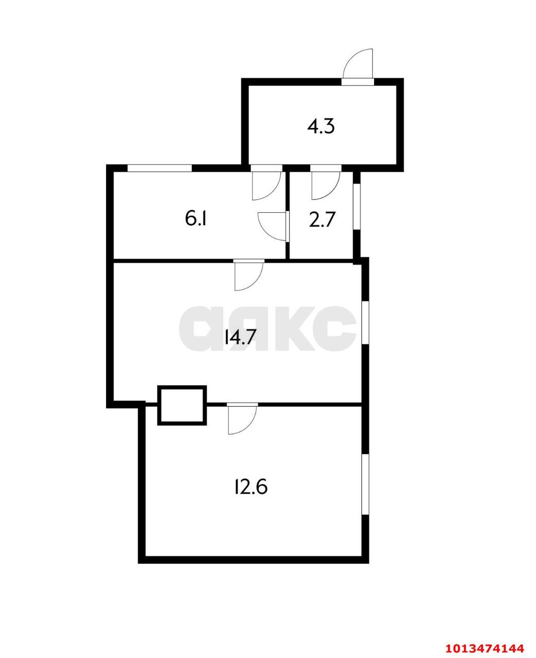 Фото №7: Часть дома 40 м² + 1 сот. - Краснодар, Центральный, ул. Кирова, 62