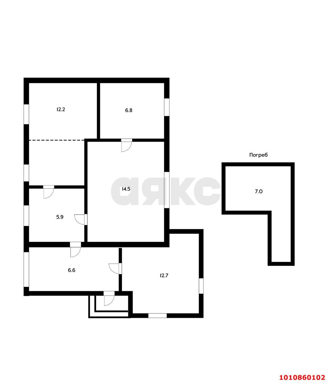 Фото №10: Дом 58 м² + 6.7 сот. - Краснодар, Пашковский, ул. Комсомольская, 173А
