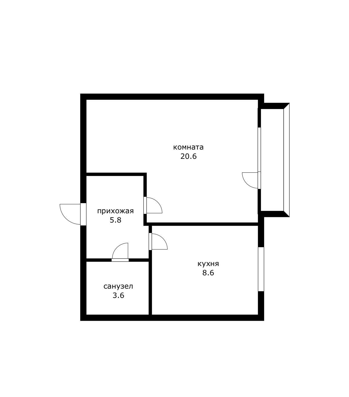Фото №11: 1-комнатная квартира 40 м² - Краснодар, ул. Базовская, 156А