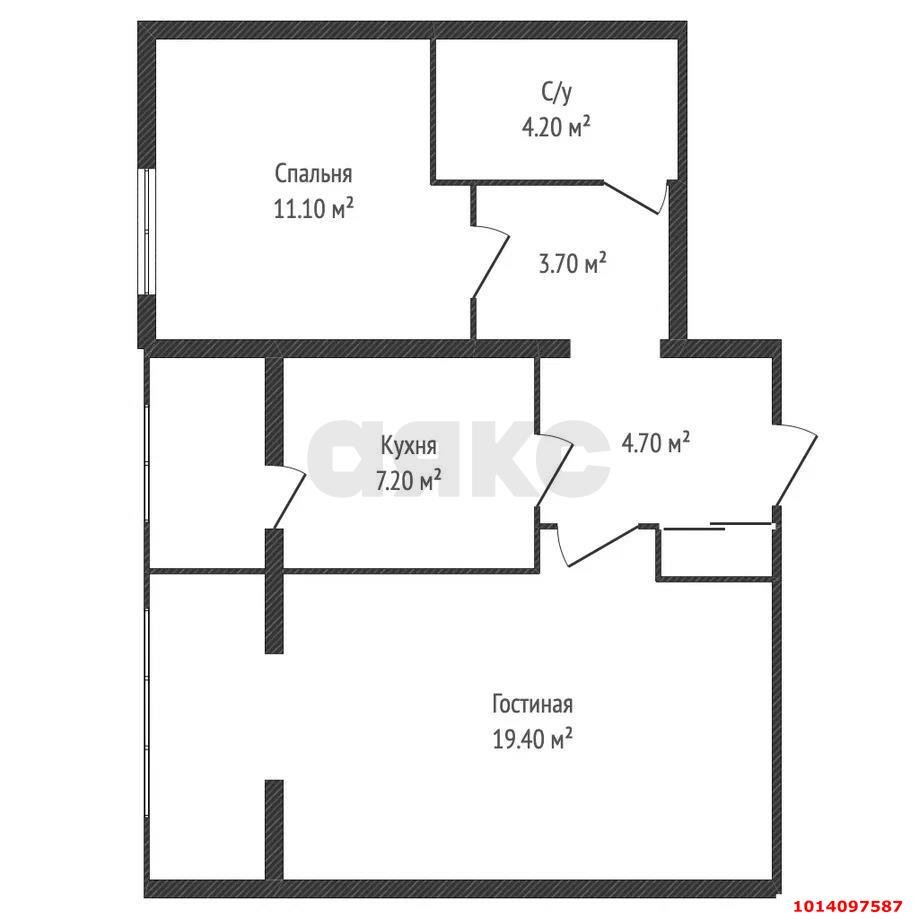 Фото №11: 2-комнатная квартира 55 м² - Краснодар, Черёмушки, ул. Ставропольская, 215/2