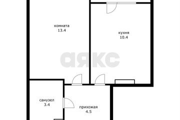 Фото №2: 1-комнатная квартира 35 м² - Краснодар, мкр. жилой комплекс Самолёт-3, ул. Ивана Беличенко, 87