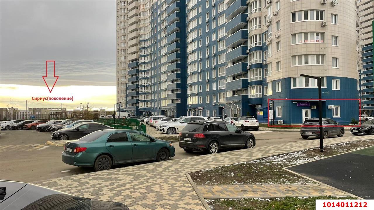 Фото №1: Торговое помещение 48 м² - Краснодар, жилой комплекс Фонтаны, ул. Воронежская, 47Д