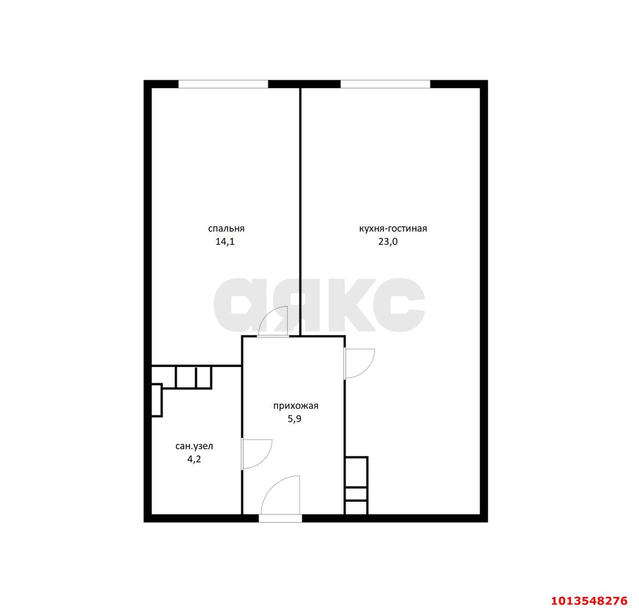 Фото №16: Апартаменты 46 м² - Краснодар, Карасунский внутригородской округ, Хлопчато-бумажный Комбинат, мкр. жилой комплекс Гранд Пэлэс, ул. Уральская, 75/6