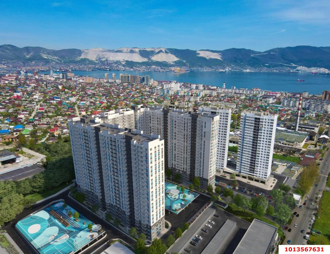 Фото №13: Студия 22 м² - Новороссийск, жилой комплекс Облака 2, ул. Куникова, 47Г