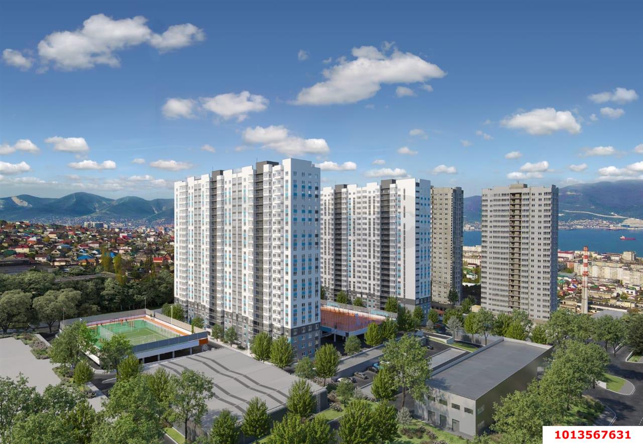 Фото №14: Студия 22 м² - Новороссийск, жилой комплекс Облака 2, ул. Куникова, 47Г