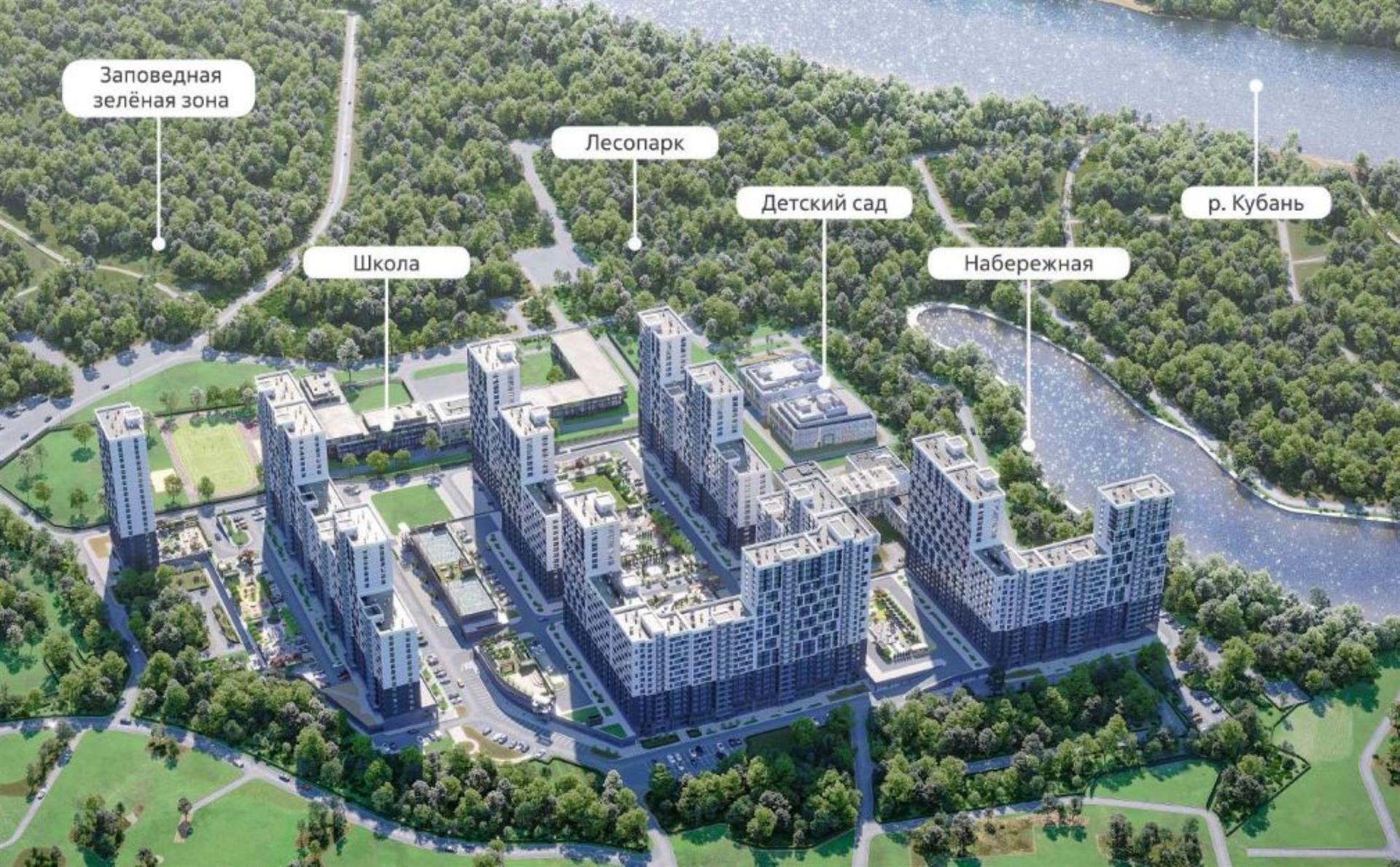 Фото №20: Студия 22 м² - Краснодар, Центральный внутригородской округ, мкр. Черёмушки, ул. Обрывная, 132/1