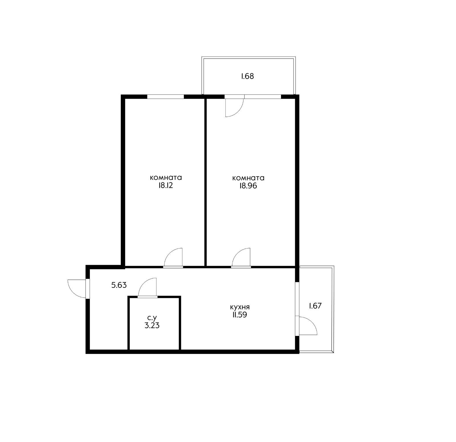 Фото №10: 2-комнатная квартира 60 м² - Краснодар, Прикубанский внутригородской округ, мкр. жилой комплекс Новый Город, ул. Шевцова, 36/2
