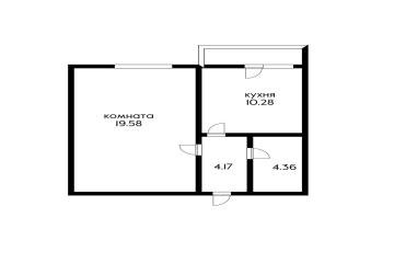 Фото №1: 1-комнатная квартира 41 м² - Краснодар, мкр. Новый, ул. 9-я Тихая, 15