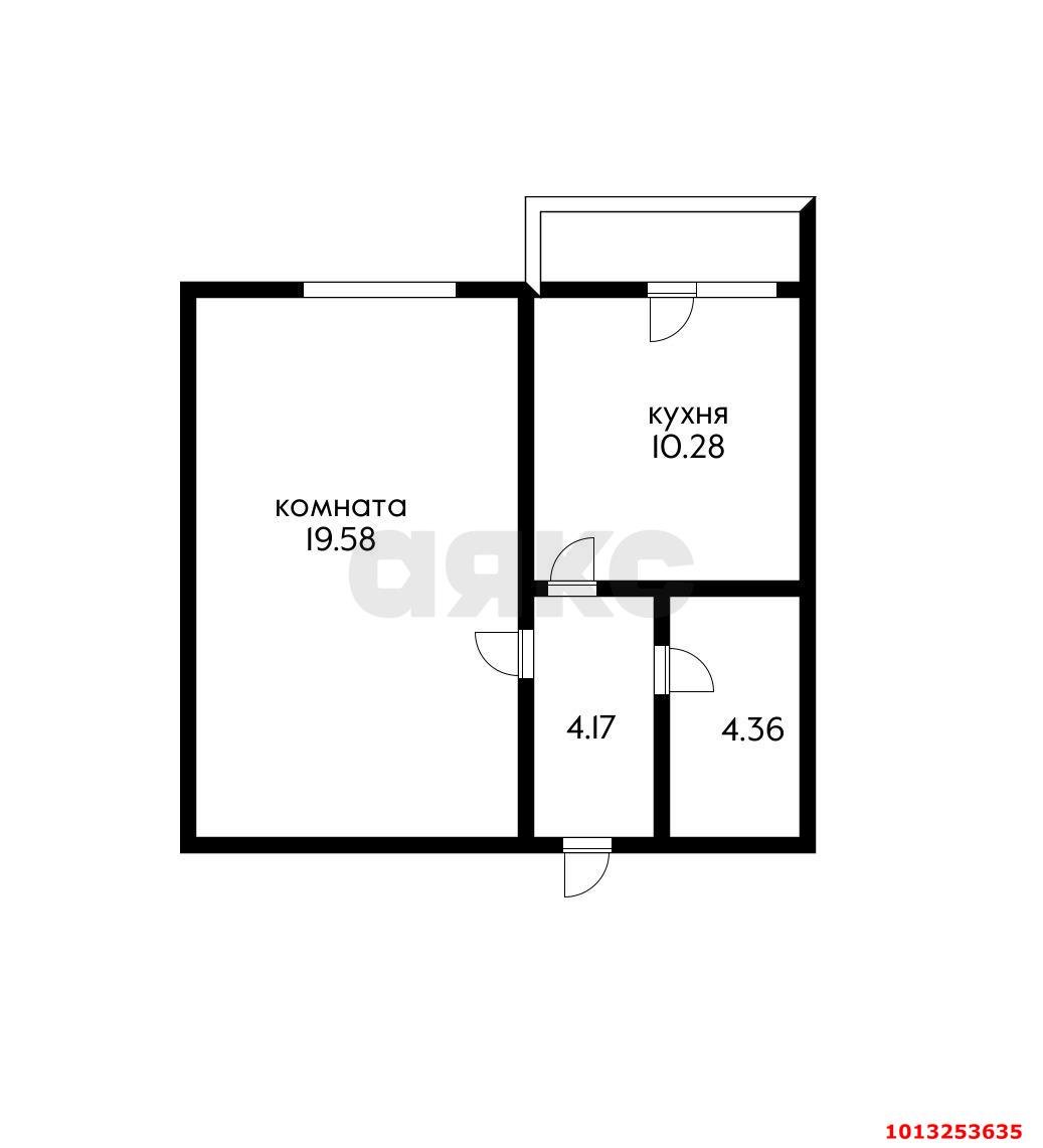 Фото №8: 1-комнатная квартира 41 м² - Краснодар, Новый, ул. 9-я Тихая, 15