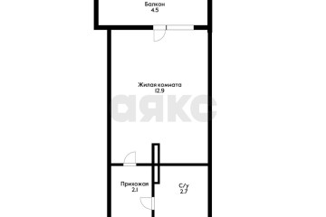 Фото №3: Студия 25 м² - Краснодар, мкр. жилой комплекс Абрикос, ул. 5-я Дорожная, 68к2