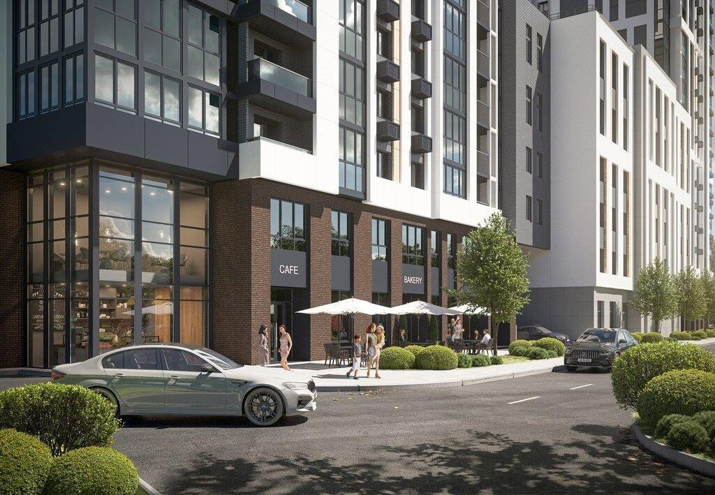 Фото №3: 1-комнатная квартира 35 м² - Краснодар, ЖК Урал, Карасунский внутригородской округ, Камвольно-суконный Комбинат, мкр. жилой комплекс Ural, ул. Уральская, 87/7