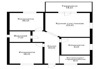 Фото №2: Дом 95 м² - Красносельское, ул. Длинная, 70