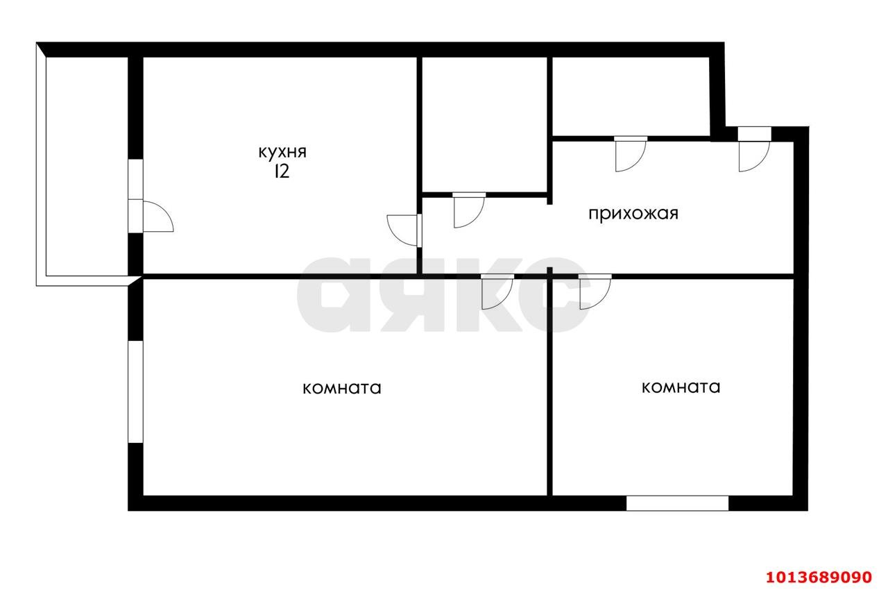 Фото №17: 2-комнатная квартира 63 м² - Краснодар, Молодёжный, ул. 3-я Целиноградская, 1