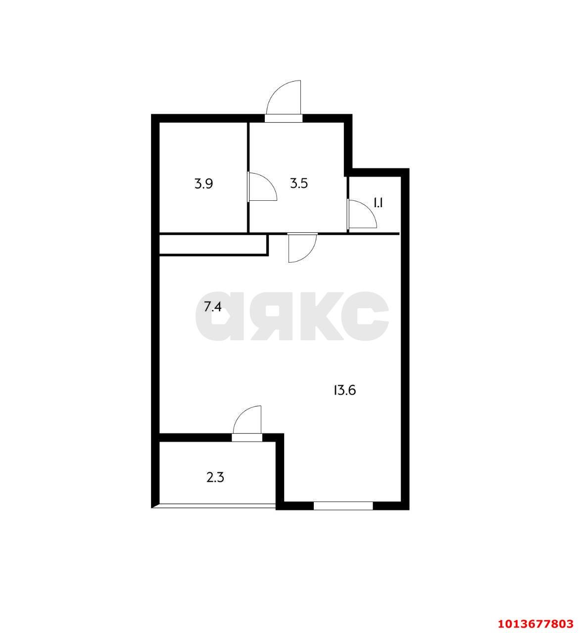 Фото №13: Студия 31 м² - Краснодар, жилой комплекс Нeo-квартал Красная Площадь, ул. Конгрессная, 19/3