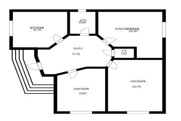 Фото №5: Дом 96 м² - Медвёдовская, мкр. жилой комплекс Перспектива, ул. Строителей, 16