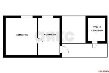 Фото №2: 1-комнатная квартира 32 м² - Краснодар, мкр. Центральный, ул. Орджоникидзе, 97