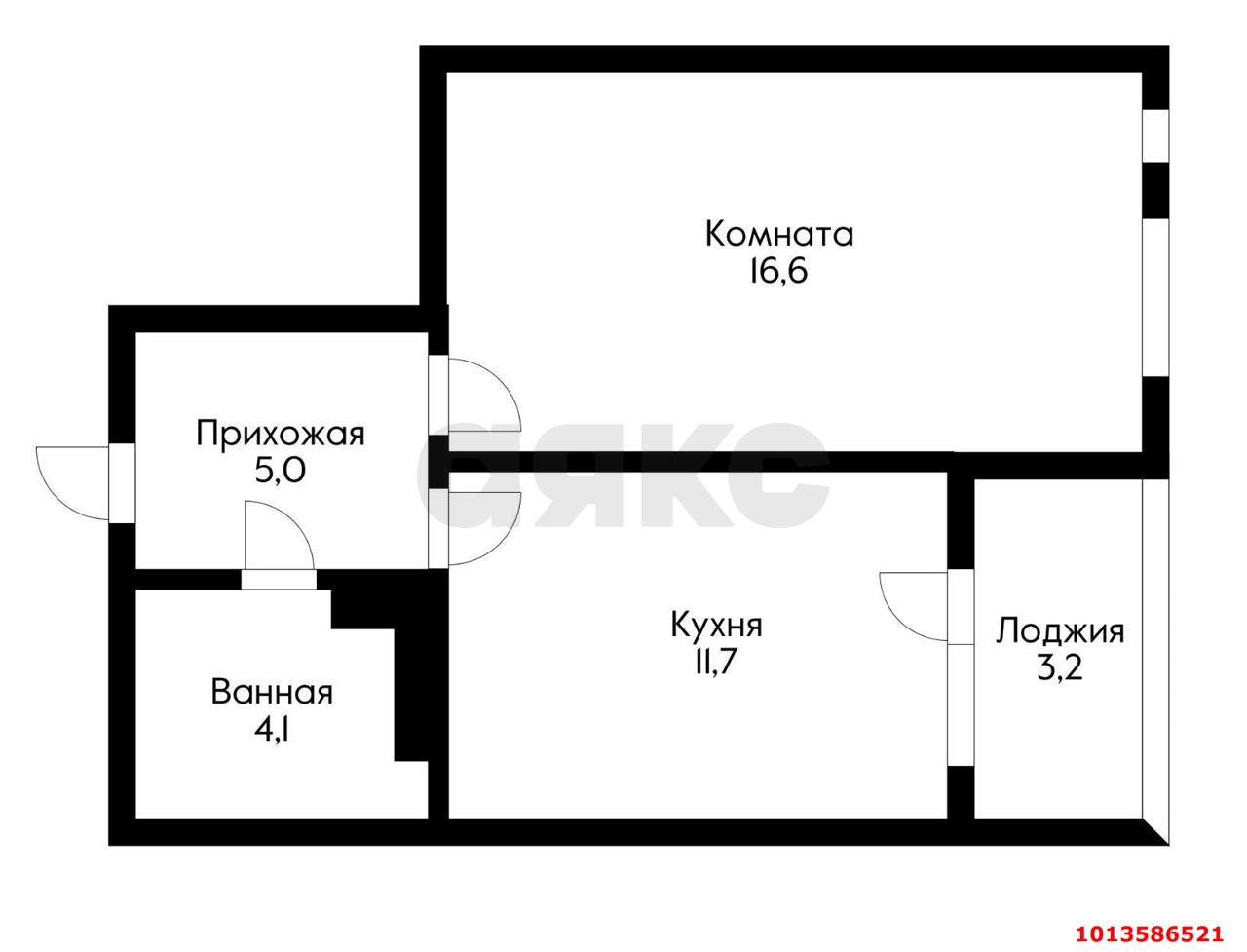 Фото №7: 1-комнатная квартира 41 м² - Краснодар, жилой комплекс Квартет, ул. имени Снесарева, 10к2