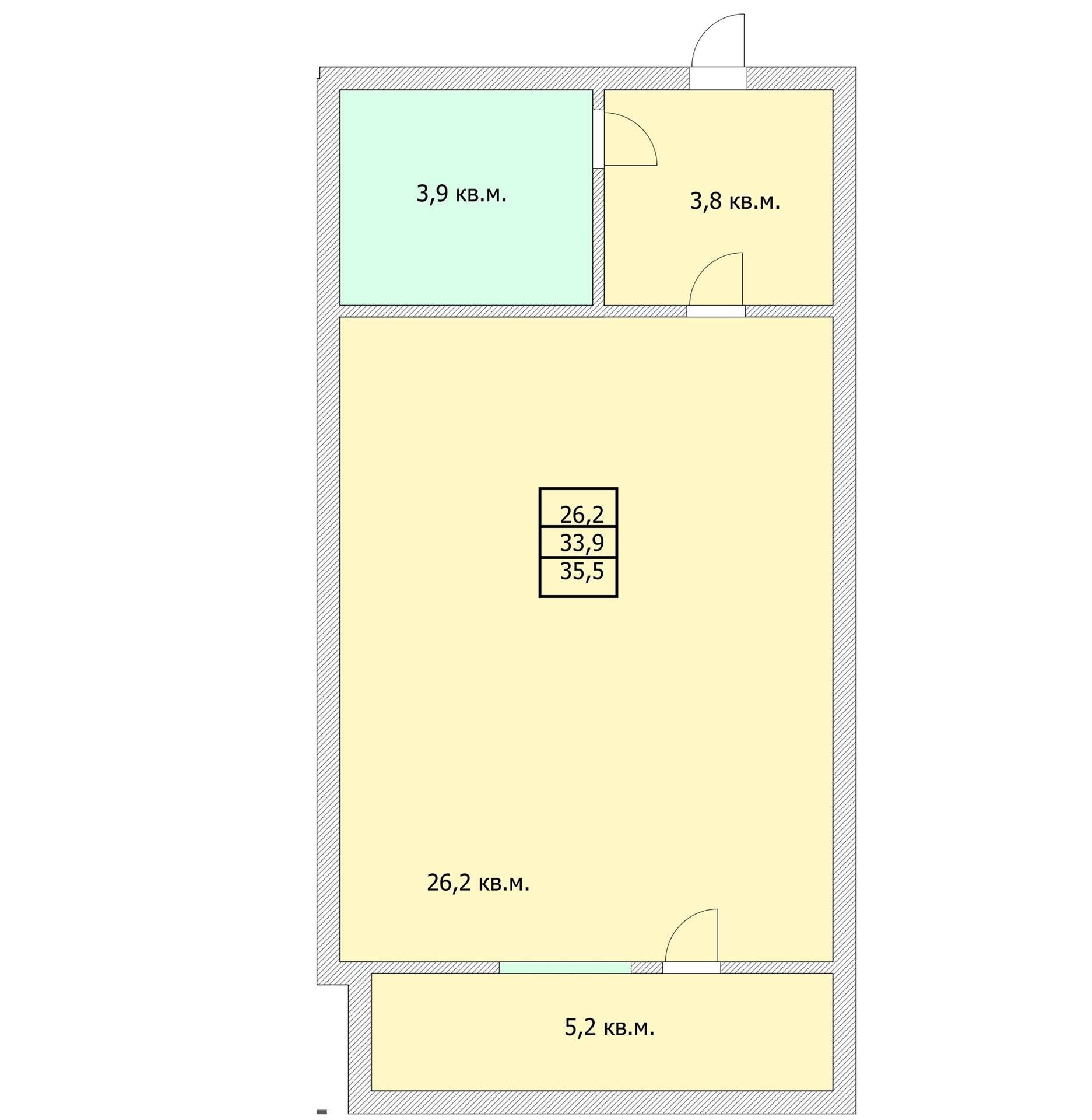 Фото №13: Студия 35 м² - Краснодар, ул. Героя Пешкова, 7