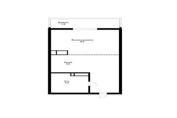 Фото №2: Студия 24 м² - Краснодар, мкр. жилой комплекс Дружный, ул. Адмирала Серебрякова, 3к1