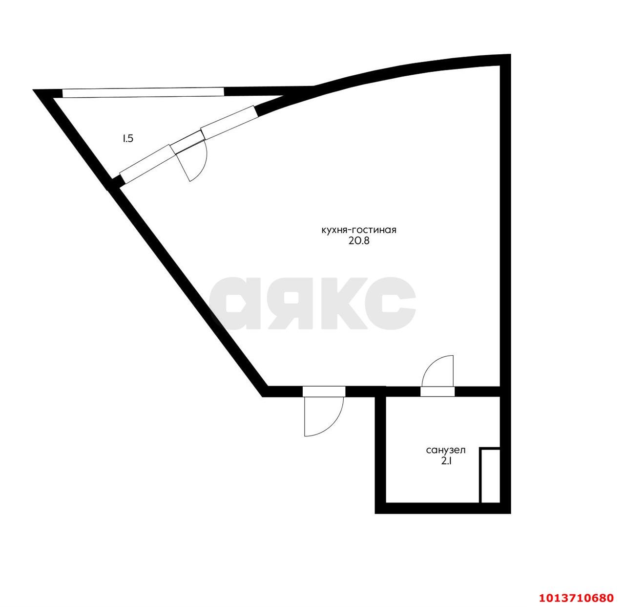 Фото №11: Апартаменты 22 м² - Агой, гостиничный комплекс Радуга, 