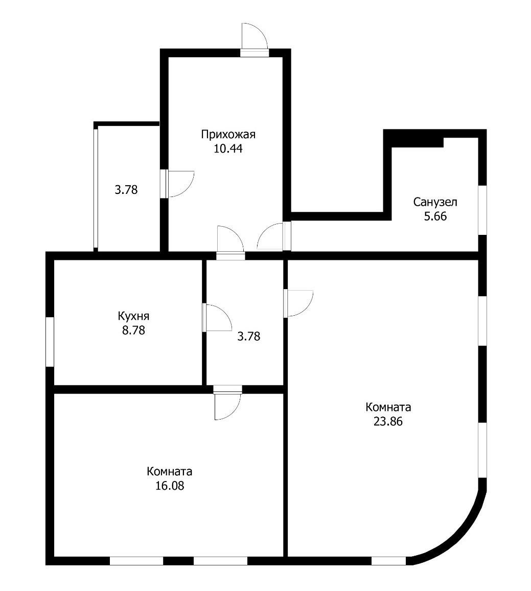 Фото №3: 2-комнатная квартира 70 м² - Краснодар, ул. Новокузнечная, 88