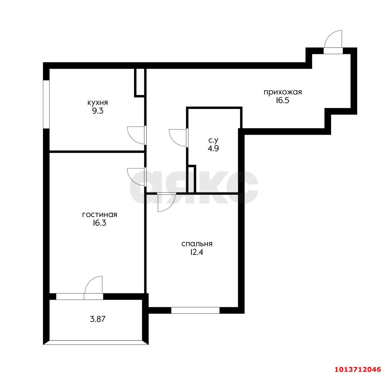 Фото №18: 2-комнатная квартира 59 м² - Краснодар, Губернский, ул. им. Героя Яцкова И.В., 9к2