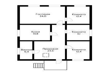 Фото №2: Дом 104 м² - Краснодар, ж/м Пашковский, ул. Космонавтов, 85