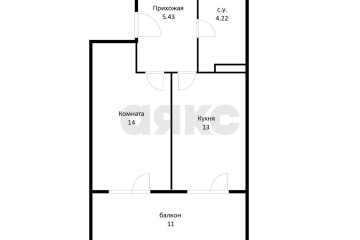 Фото №2: 1-комнатная квартира 43 м² - Краснодар, мкр. ЖК Хорошая Погода, ул. Кирилла Россинского, 3/2
