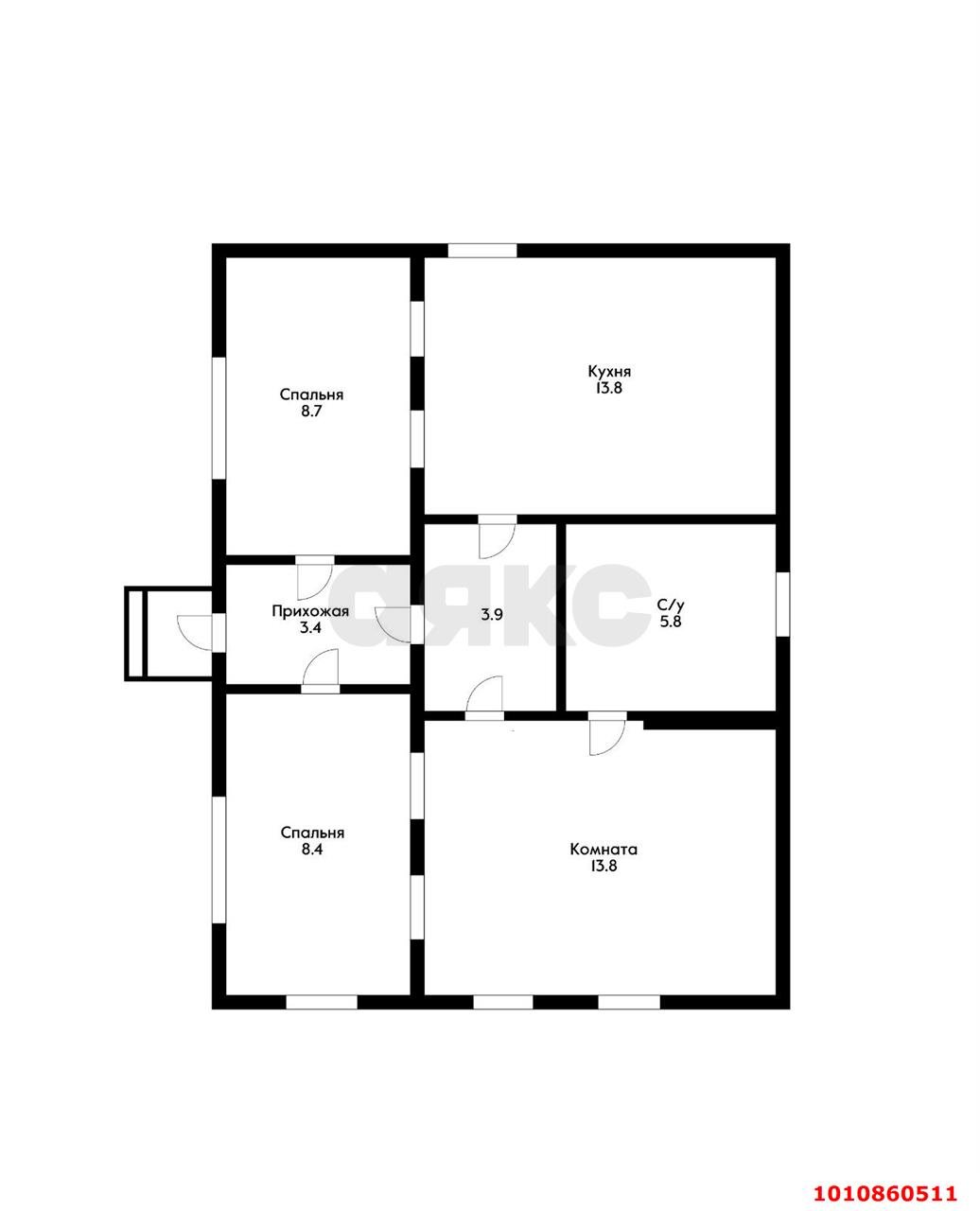 Фото №9: Дом 57 м² + 8.5 сот. - Краснодар, Пашковский, ул. Плиева, 42