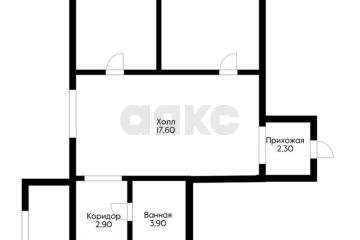 Фото №1: 2-комнатная квартира 74 м² - Краснодар, мкр. жилой комплекс Восточный Парк, ул. Трудовой Славы, 62Ак2