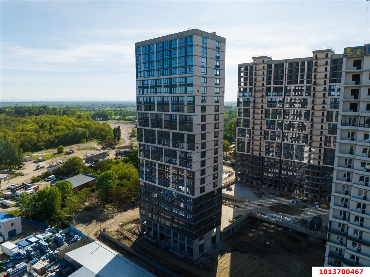 Фото №1: 2-комнатная квартира 56 м² - Краснодар, Черёмушки, ул. Обрывная, 132/1