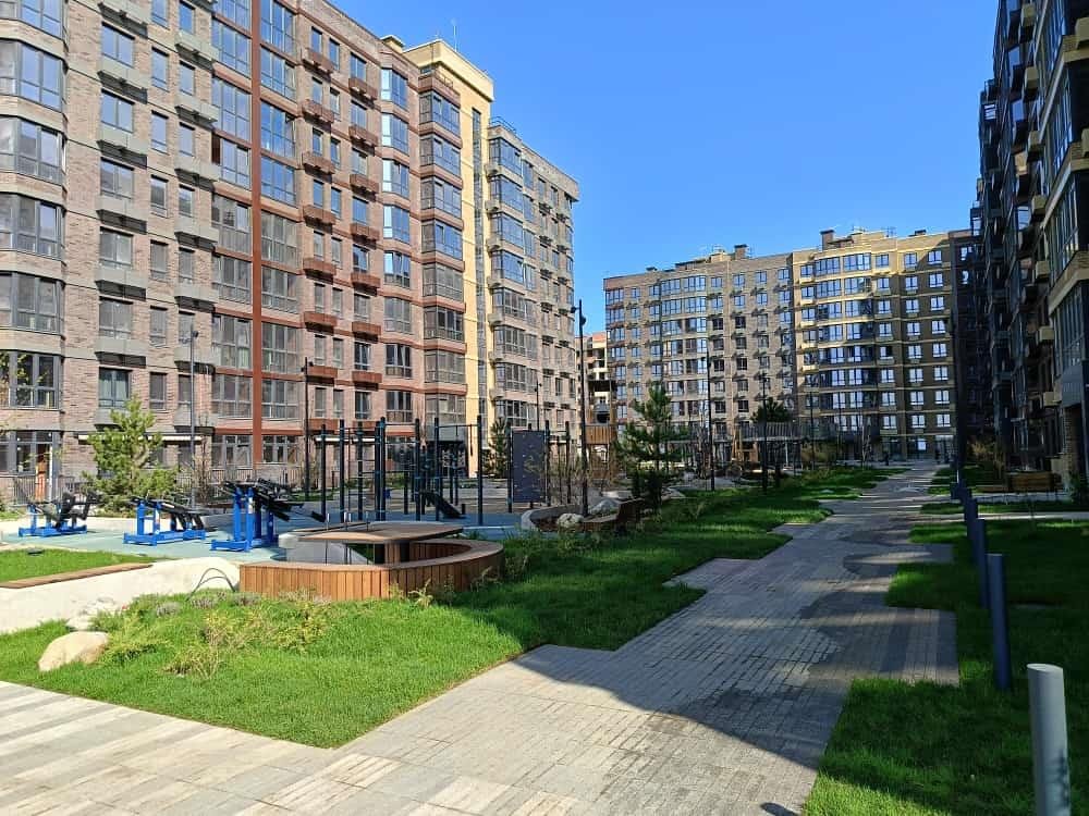 Фото №11: 3-комнатная квартира 59 м² - Краснодар, Прикубанский внутригородской округ, мкр. жилой комплекс Спортивная Деревня, ул. имени Генерала Корнилова, 14к1