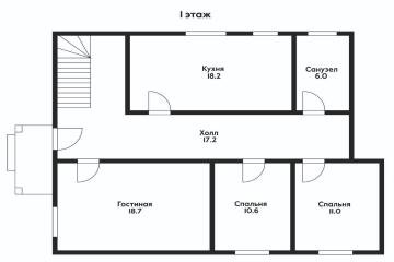 Фото №3: Дом 214 м² - Краснодар, мкр. Центральный, ул. Базовская, 64