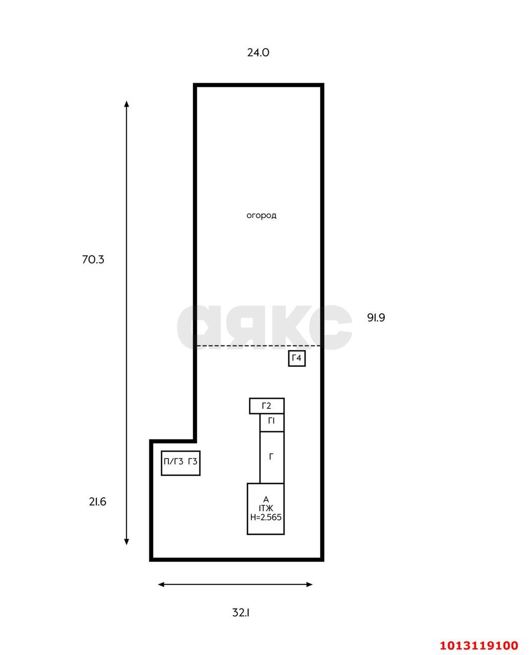 Фото №4: Земельный участок 23 сот. - Песчаный, Центральный внутригородской округ, Покровка, мкр. Центральный, ул. Гагарина, 1