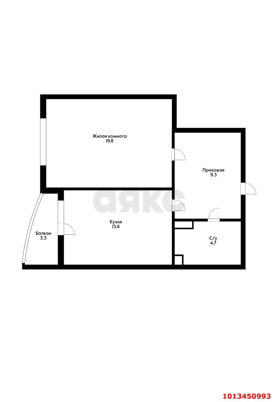 Фото №1: 1-комнатная квартира 51 м² - Краснодар, Горгаз, мкр. Западный внутригородской округ, ул. Николая Кондратенко, 6к2
